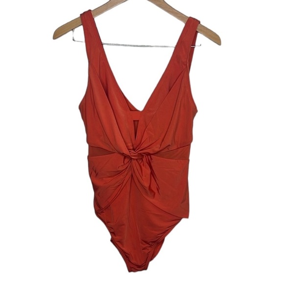 Adore Me Other - Adore Me Orange Adrienne Contour Twist One Piece Swimsuit Women Size 1X